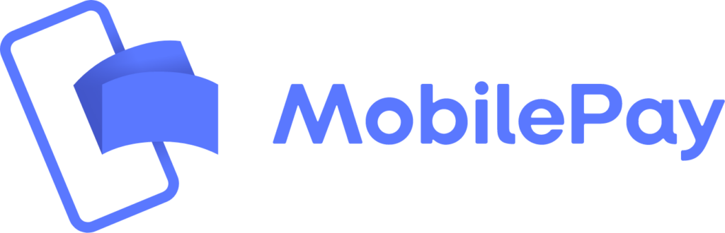 blåt logo for mobilepay
